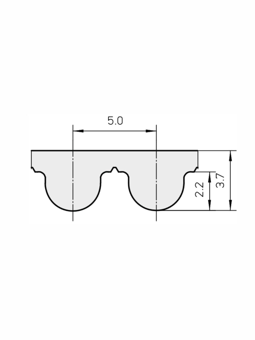 Зубчатый ремень 1690 5M NOVOBELT